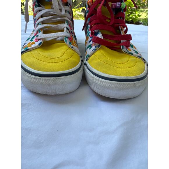 Vans Off The Wall Custom Made JellyNut Sandwich High Tops Women's 8 Men's 6/5 - Picture 13 of 13